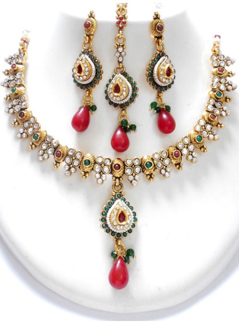 Polki Necklace Set